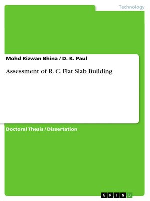 cover image of Assessment of R. C. Flat Slab Building
